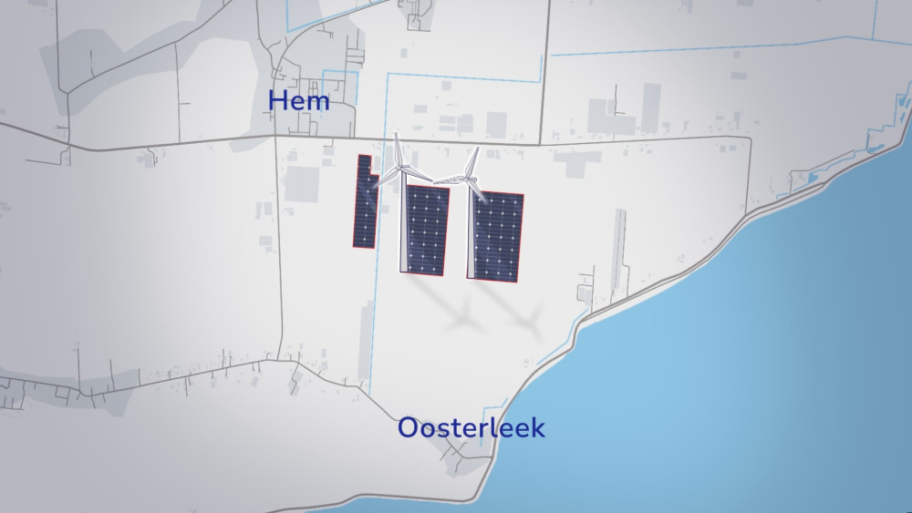 Plan energiepark Elba in Oosterleek 