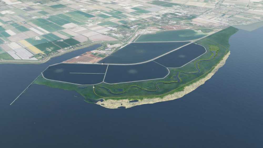 De klimaatbuffer voor de kustlijn van Andijk