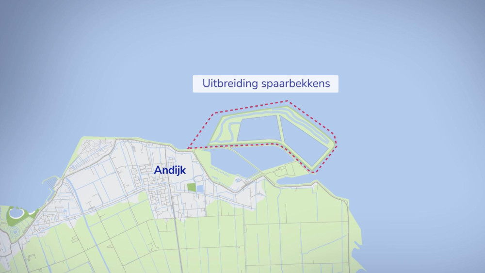 Uitbreiding van de huidige spaarbekkens